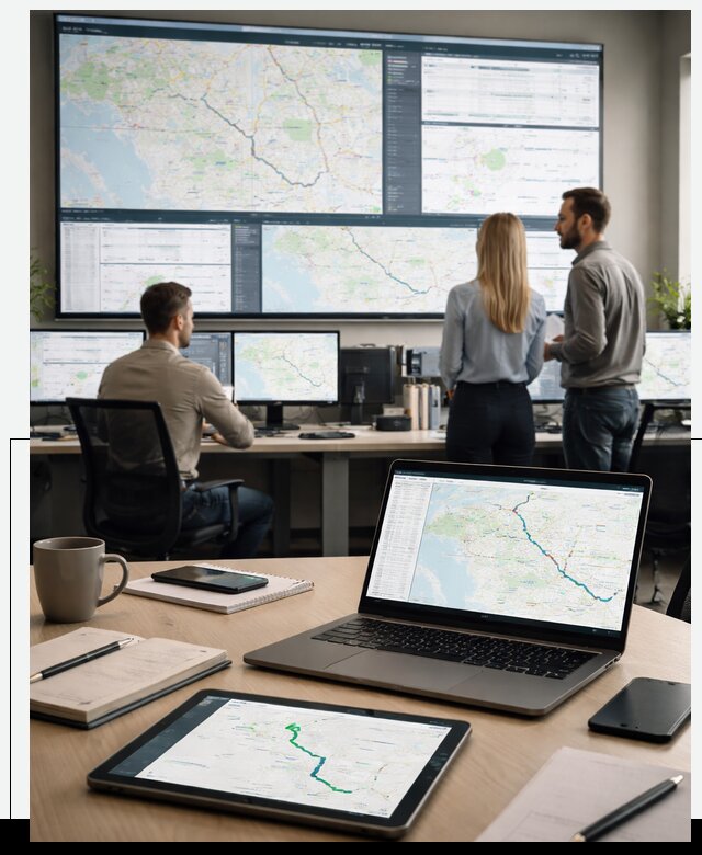 Трекинг грузов и Fleet Management, мониторинг автопарка в Ленинске-Кузнецком