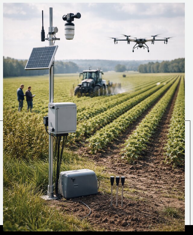 Разработка IoT мониторинга полей в Ленинске-Кузнецком от 8688 р. | АвикейЛнн